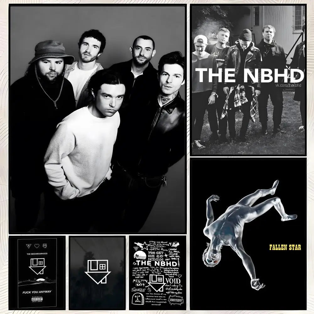 The Neighbourhood Poster – Self-Stick HD PVC Wall Art Decor Wall Art Poster Axl