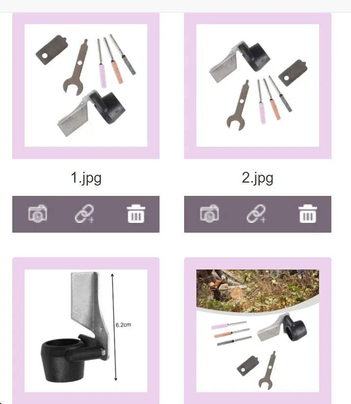Chainsaw Sharpening Kit – Ceramic Burr Stone & Angle Guide Chainsaw Sharpening Kit Axl China Mainland