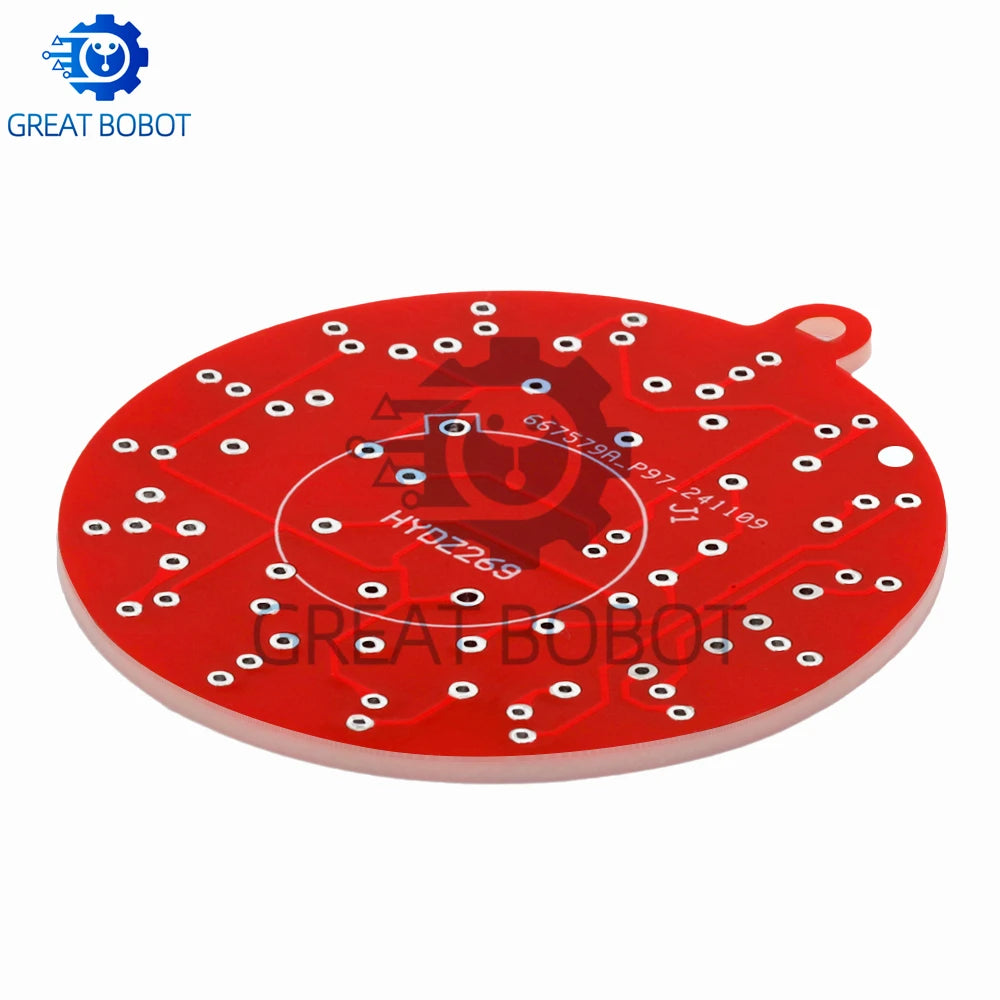 NE555 Timer Module Dual-Color Flashing LED DIY Soldering Kit DIY Electronics Kit Axl