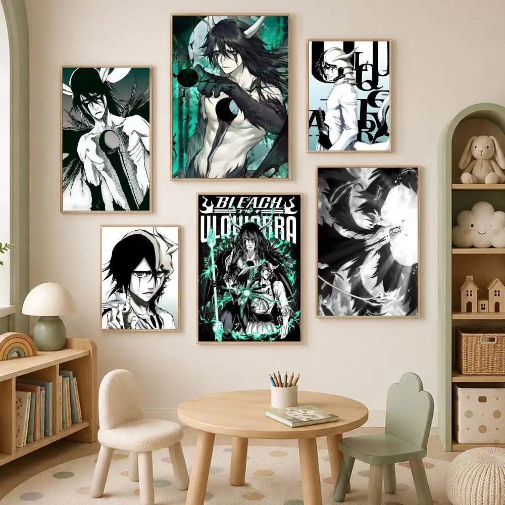 Ulquiorra Cifer Anime Poster – Self-Stick HD Waterproof Wall Art Anime Wall Poster Axl