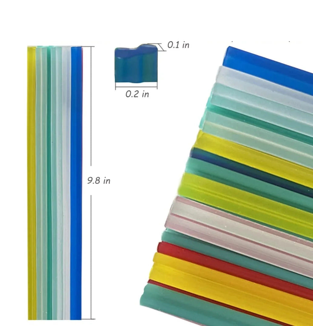 Plastic Welding Rods Kit – ABS PP PE PVC TPO Bumper Repair Plastic Welding Kit Axl