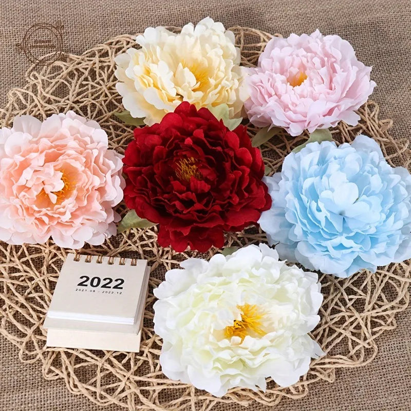 10 Artificial Peony Flower Heads – Wedding & Home Decor Artificial Flower Decor Axl