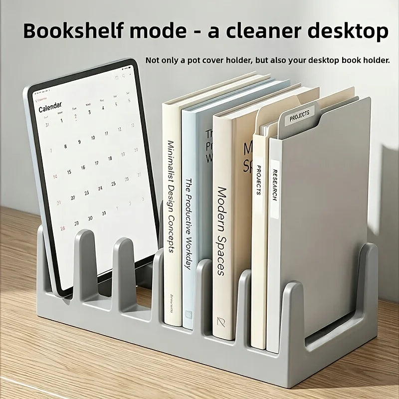 Kitchen Pot Lid Organizer & Dish Rack | Cabinet Storage Kitchen Storage Rack Axl