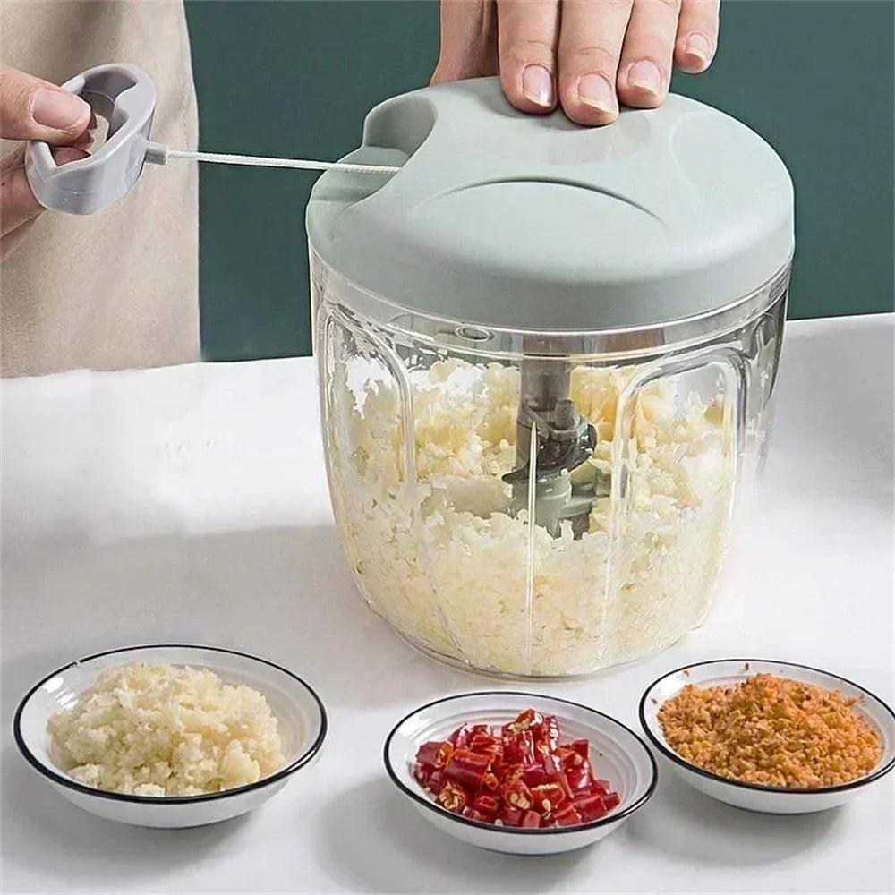 Manual Garlic Press & Multi-Function Vegetable Chopper Tool Garlic Press Chopper Axl