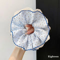 Leopard Print Hair Scrunchie – Large Elastic Retro Hair Tie