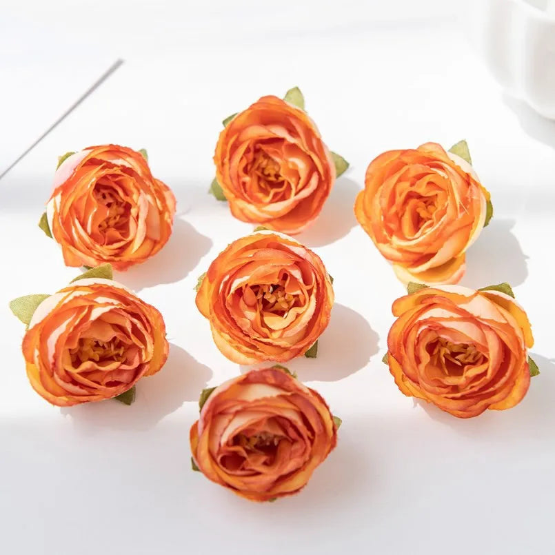 Silk Artificial Rose Heads 40/80 Pcs – Wedding & Home Decor Artificial Flowers Axl 2 40 pcs