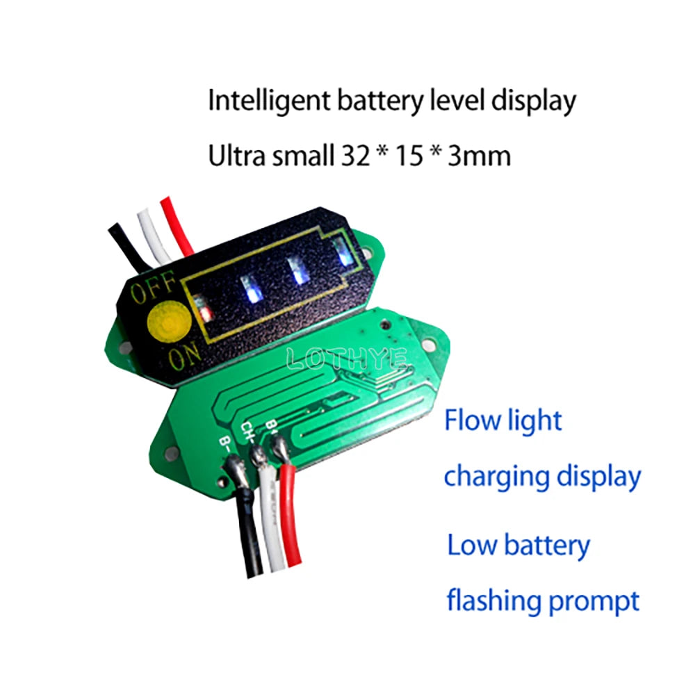 1S–6S LiPo Battery Level Indicator 3.7–25.2V Capacity Tester Battery Capacity Tester Axl