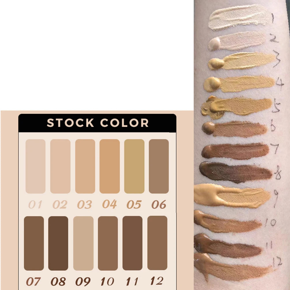 Vegan BB Cream Foundation Long-Lasting | Private Label Wholesale BB Cream Foundation Axl 08 Silver Cap 40pcs with logo
