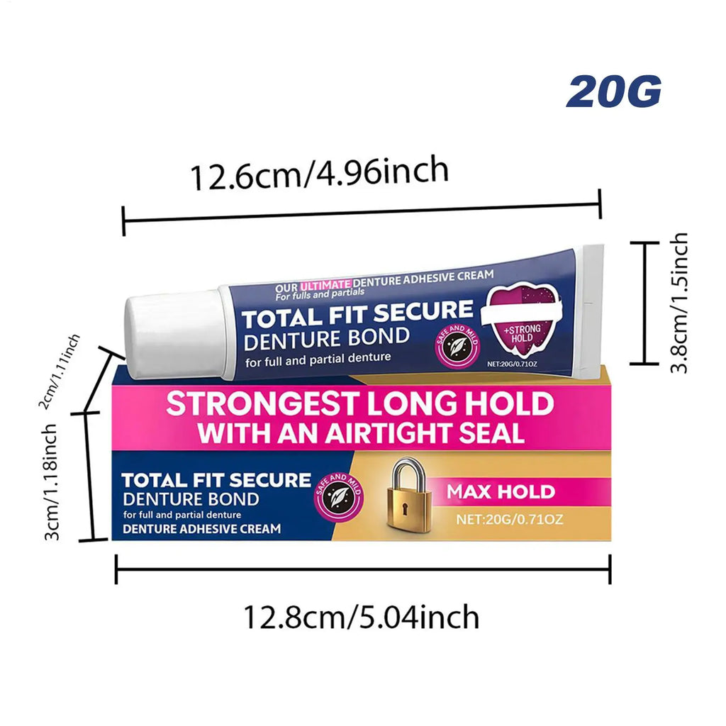Denture Adhesive Cream – Long-Hold Secure Fit for Partials Denture Adhesive Cream Axl