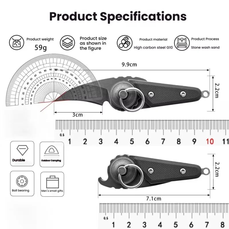 Portable Ring Utility Knife – Mini Stainless Steel Cutting Tool Ring Utility Knife Axl