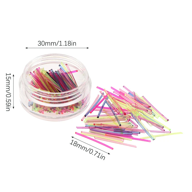 Colorful Acrylic Stud Earrings Kit – 60 or 200 Pcs Stud Earrings Set Axl