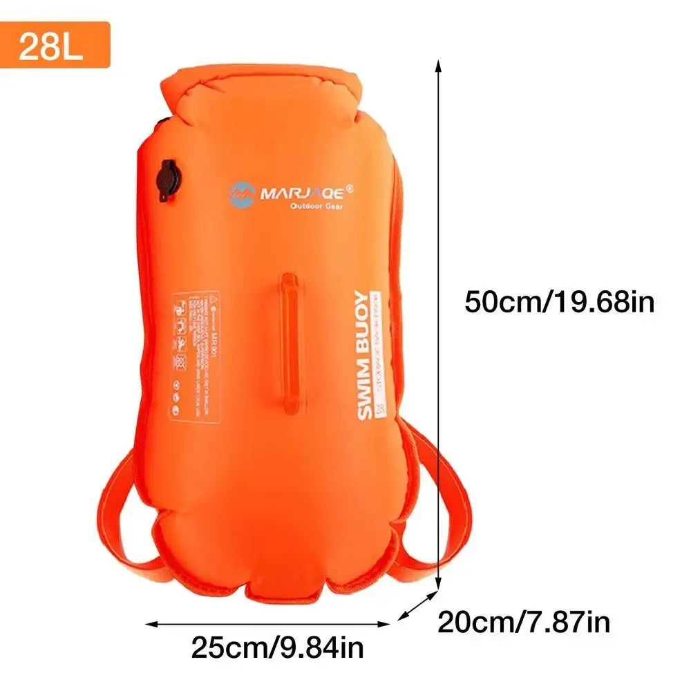 Swimming Buoy Backpack – Waterproof Float Bag 28L & 35L Swimming Buoy Bag Axl