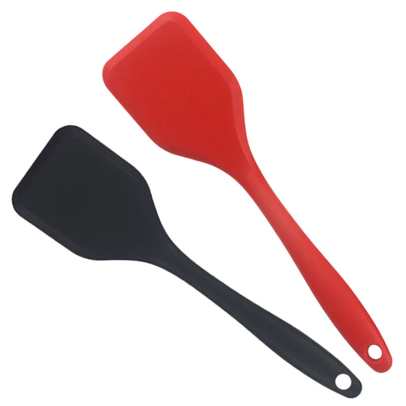 Silicone Non-Stick Slotted Spatula – Kitchen Cooking Turner Silicone Spatula Axl