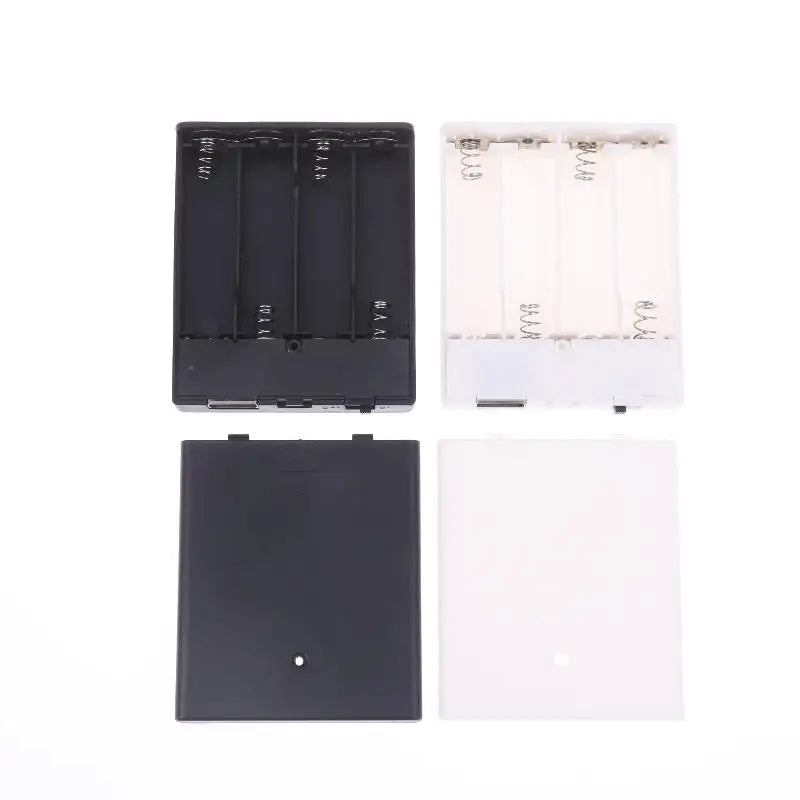 4AA Battery Holder Box with USB Output for LED Strip Lights Battery Holder Box Axl