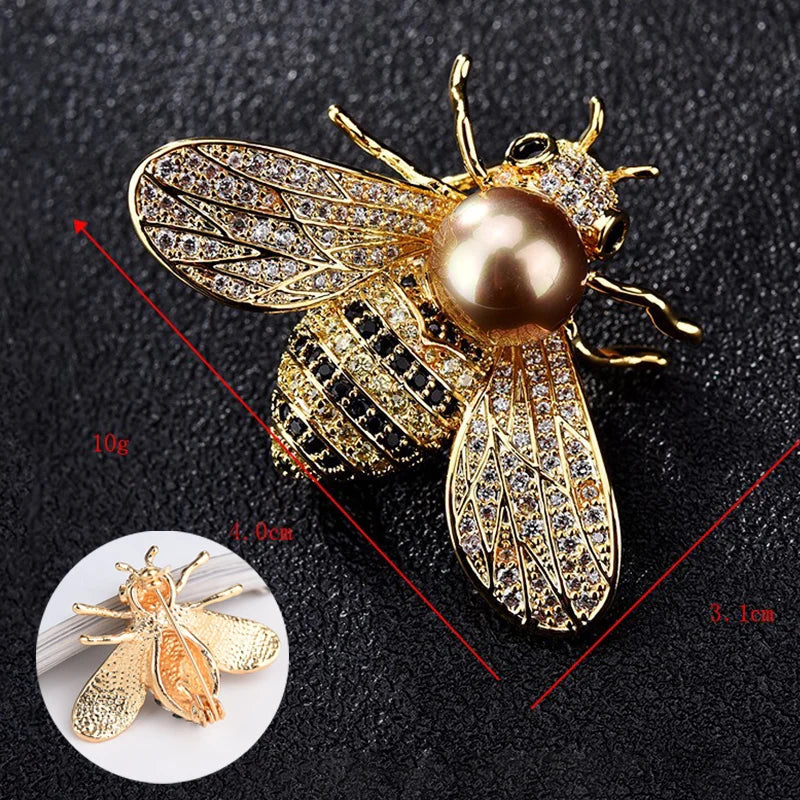 Animal Crystal Rhinestone Brooch – Zinc Alloy Fashion Pin Fashion Brooch Pin Axl