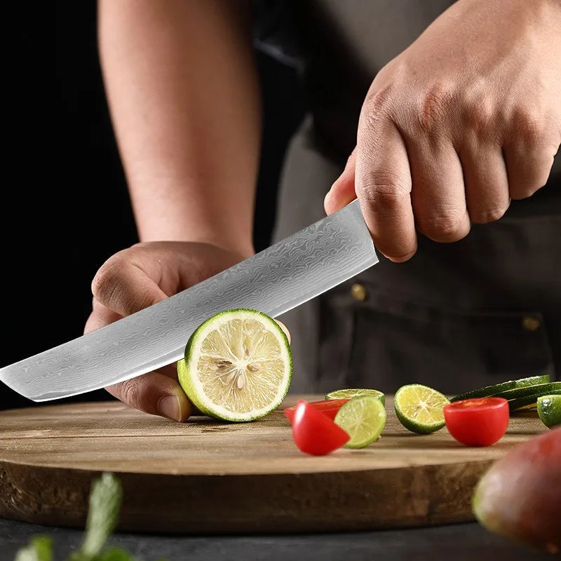 67-Layer Damascus VG10 Petty Knife – Fruit & Steak Paring Damascus Kitchen Knife Axl