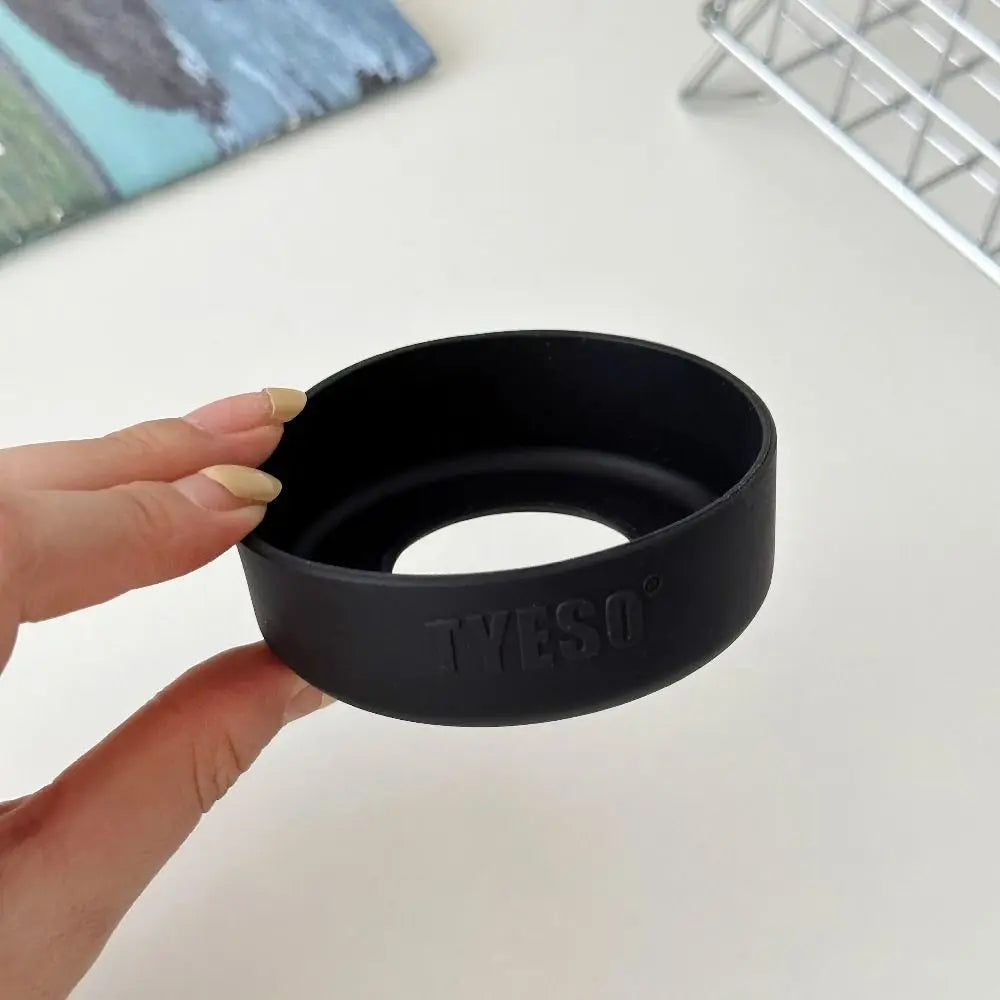Silicone Anti-Slip Bottom Cover for Water Bottles 71–77mm Bottle Bottom Cover Axl black