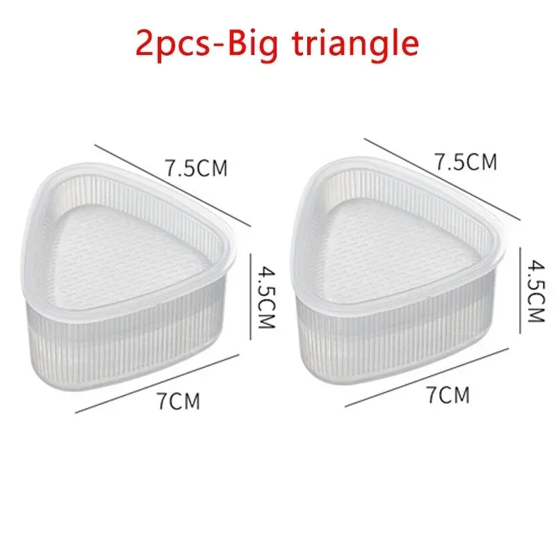 Onigiri Rice Ball Mould Set – Triangle & Shape Sushi Maker Sushi Rice Mould Axl Big