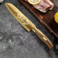 Gold Titanium Kitchen Cleaver – Sharp Stainless Steel Chef Knife Kitchen Cleaver Knife Axl 1pcs B