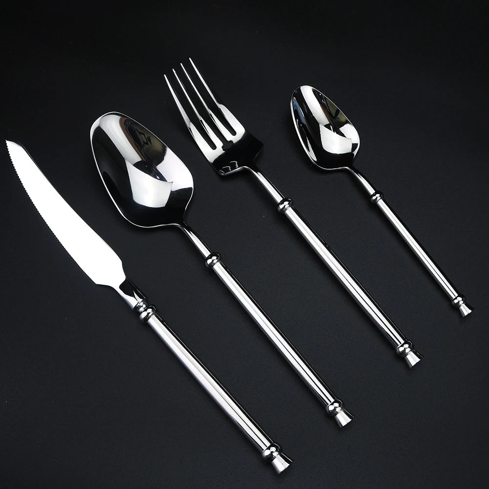 304 Stainless Steel Flatware Set – Knife, Fork, Spoon & Chopsticks Flatware Set Axl
