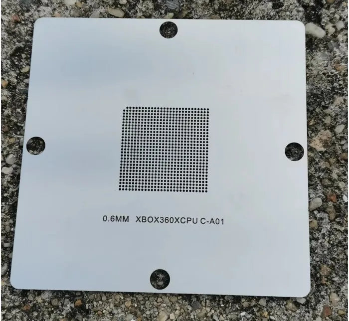 9-Pc Xbox 360 BGA Reballing Stencils 90×90mm CPU GPU CSP Kit BGA Reballing Stencils Axl XBOX360CPU-A01 China Mainland