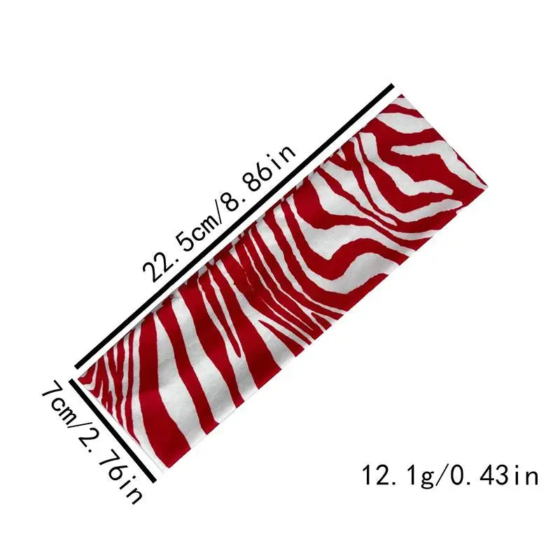 Women's Zebra Print Sports Hairband – Retro Animal Print Sports Hairband Axl