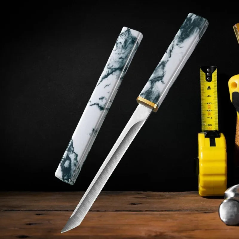 Hand-Forged Stainless Steel Utility Kitchen Knife 9.9" Blade Utility Kitchen Knife Axl