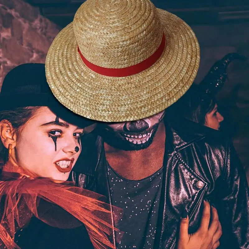 Unisex Straw Sun Hat – Beach, Festival & Costume Prop Straw Sun Hat Axl