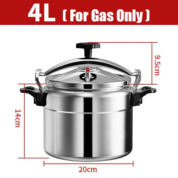 Aluminum Pressure Cooker 3L–5L | Gas Stovetop Canner Stovetop Pressure Cooker Axl 4L-20cm