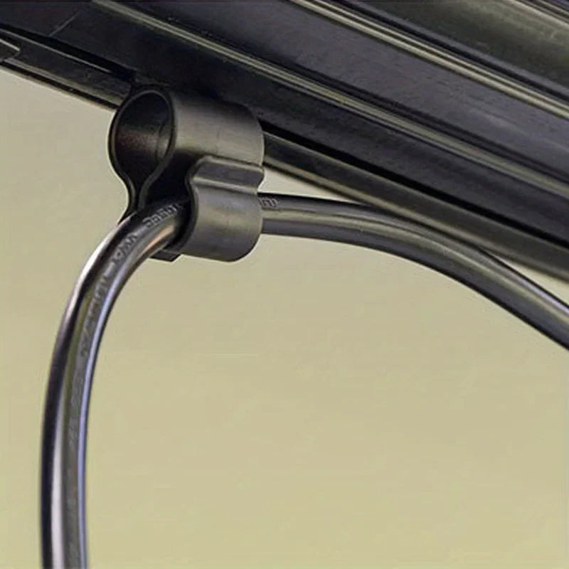 Black Awning Clip for Rope Light – Roller Bar Channel Hook Awning Clip Axl