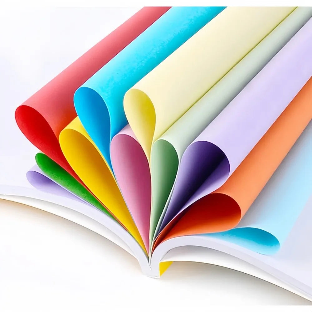 100 Sheets Square Origami Paper – Multi-Color DIY Craft Set Origami Paper Set Axl