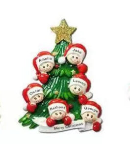 Reindeer Family Christmas Tree Ornament Pendant | 2–6 People Christmas Tree Ornament Axl style 3 3
