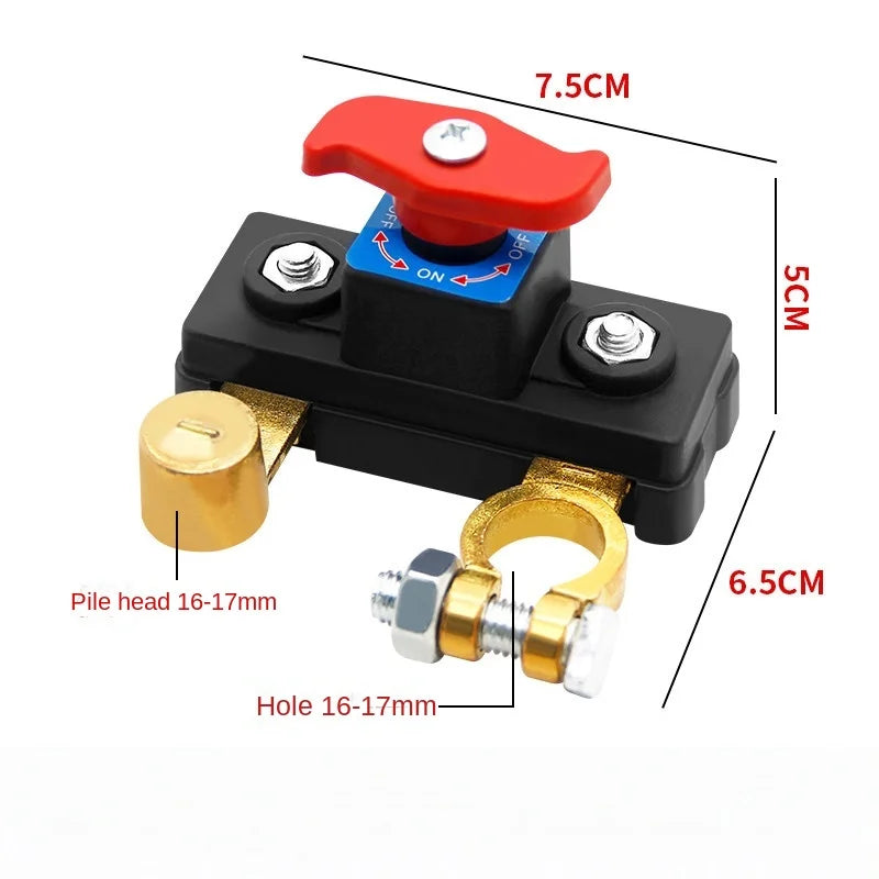 Car Battery Cut-Off Switch 12V/24V – Universal Disconnect Battery Disconnect Switch Axl Regular version