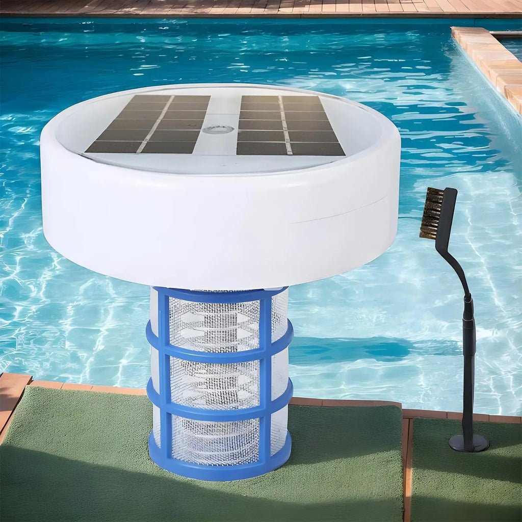 Solar Copper Pool Ionizer – Floating RGB LED Cleaner Pool Ionizer Axl