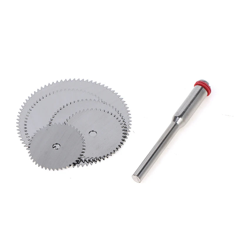 6-Pc Stainless Steel Cutting Disc Set for Rotary Tools 16–32mm Rotary Tool Blades Axl