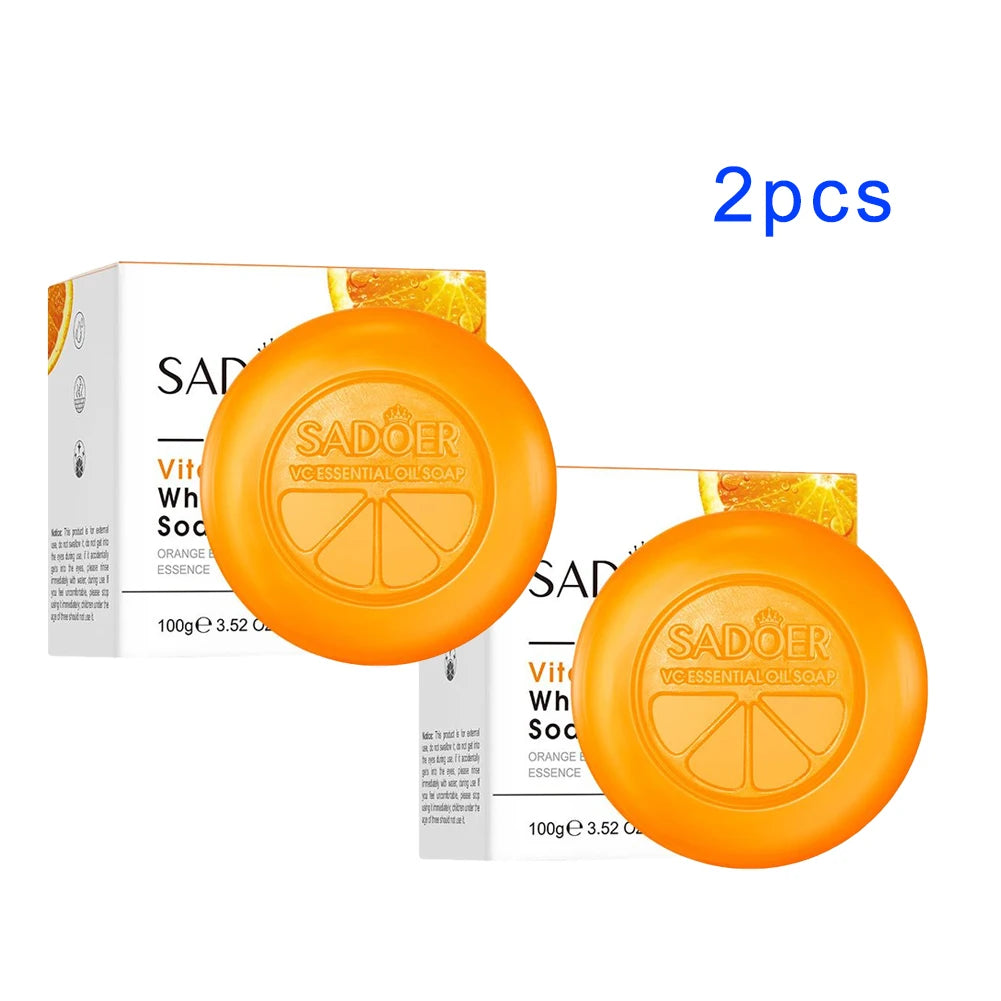 Vitamin C Moisturizing Body Soap – Hydrating Handmade Bar Body Soap Bar Axl 2pcs
