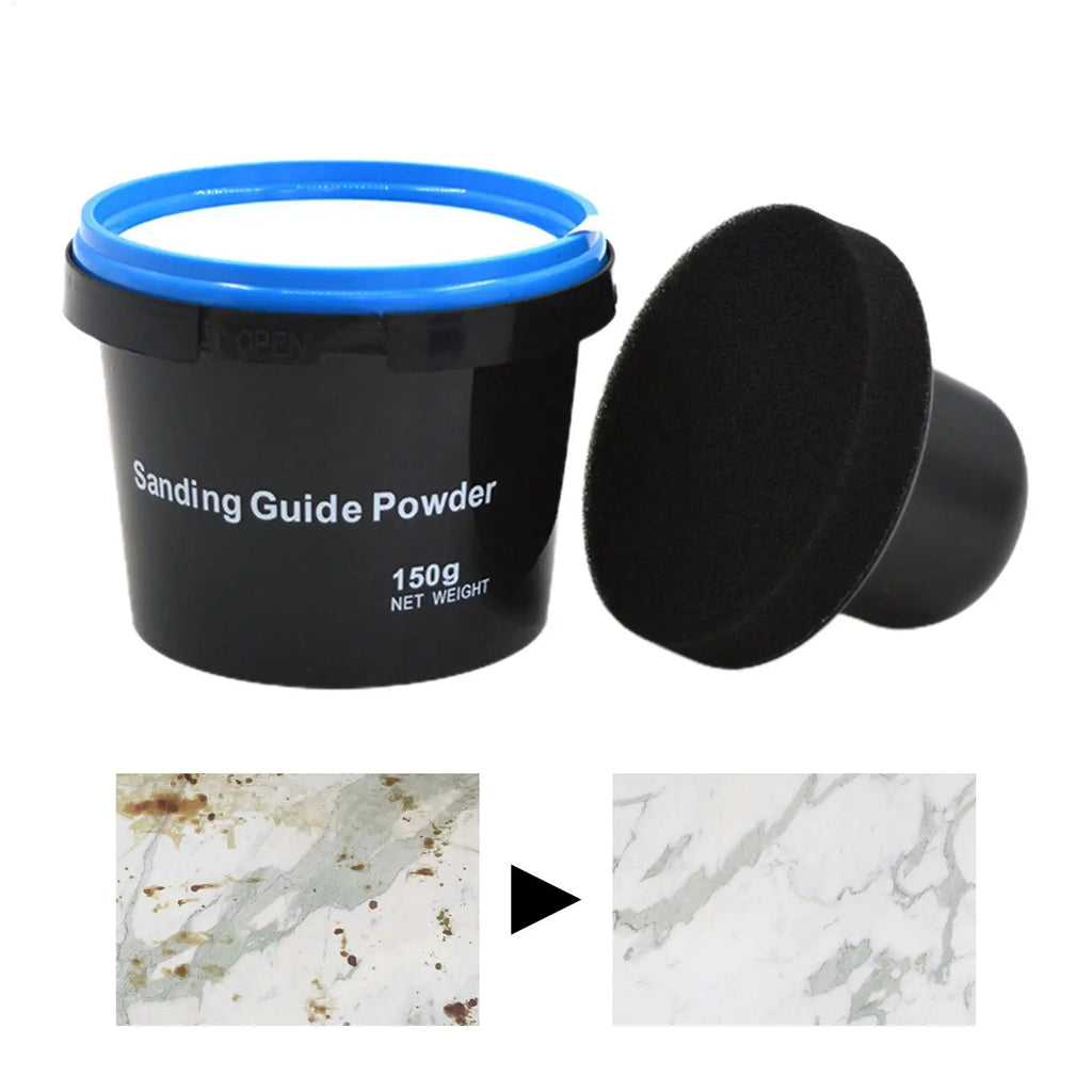 Auto Body Guide Coat Powder with Sponge Handle – 150g Auto Body Repair Tool Axl