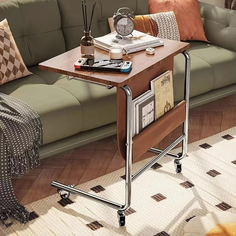 Movable Multifunctional Side Table – Laptop & Bedside Desk Foldable Side Table Axl