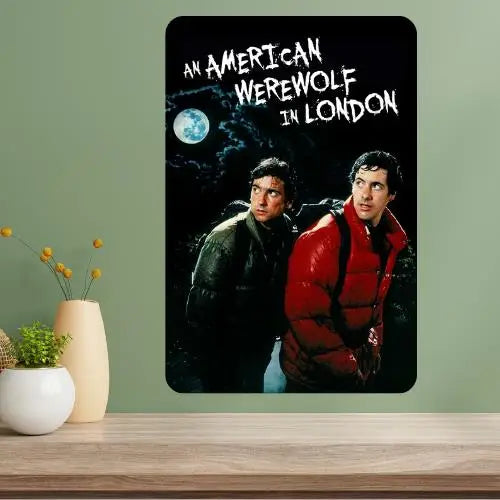 American Werewolf in London Classic Movie Metal Sign – Wall Art Movie Metal Sign Axl aluminum sign aluminum 14x20cm