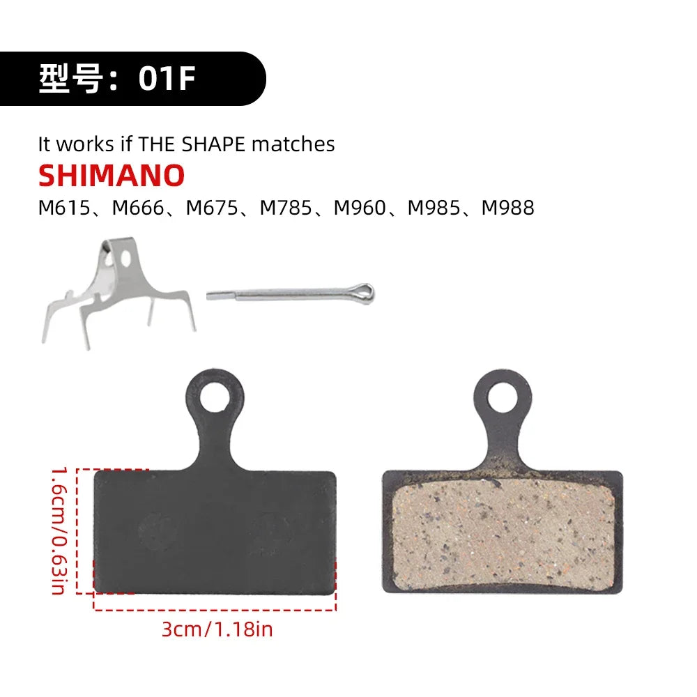 VXM Hydraulic Disc Brake Pads – MTB & Electric Scooter Disc Brake Pads Axl 01F