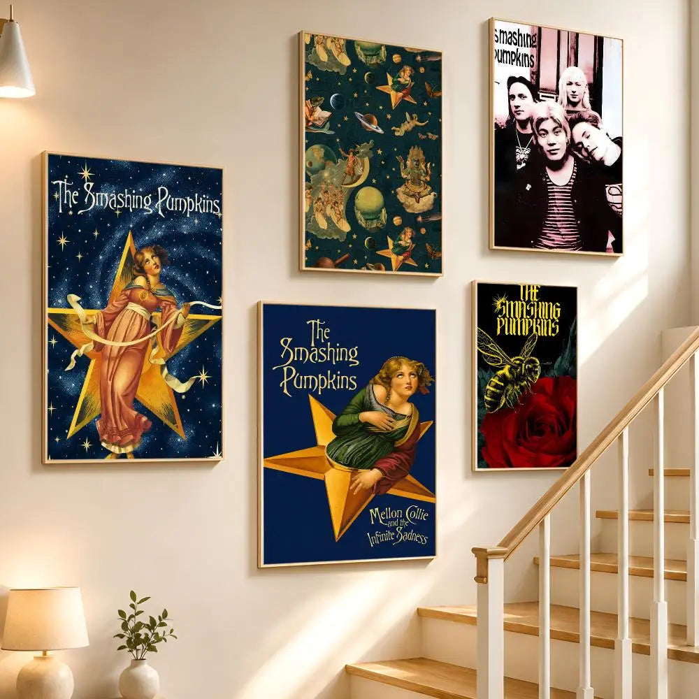 Smashing Pumpkins Poster – HD Waterproof PVC Wall Sticker Wall Sticker Poster Axl