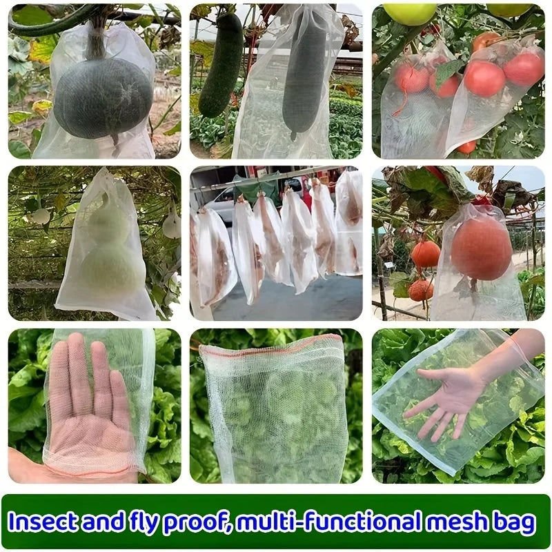 Nylon Mesh Bags – Insect & Bird Proof for Fruit & Garden Garden Mesh Bag Axl 10pcs