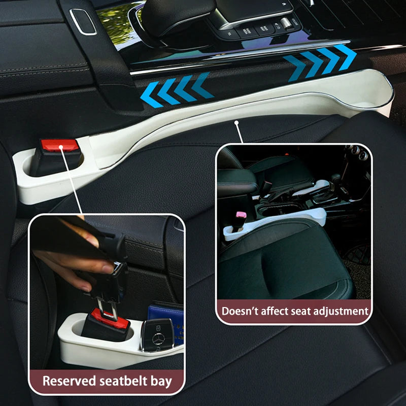 Car Seat Gap Filler Organizer with Cup & Phone Holder – 2 Pack Car Seat Organizer Axl