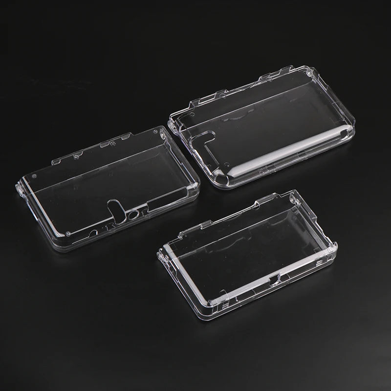 Clear Case & Screen Protector for 2DS 3DS 3DS XL New 3DS Console Protective Case Axl