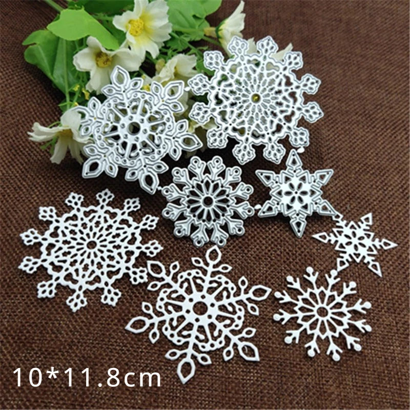Snowflake Christmas Metal Cutting Dies for Scrapbooking Metal Cutting Dies Axl A