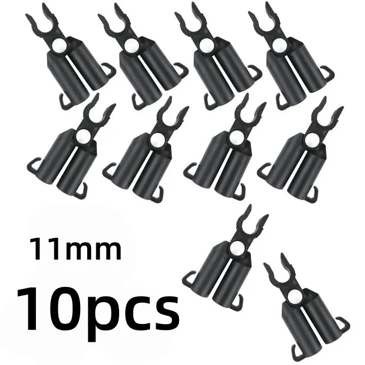 10-Pack 11mm Plastic Plant Support Connectors | Garden Frame Plant Support Connectors Axl 11mm-A Bracket