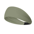 Women's Quick-Dry Moisture-Wicking Workout Headband Stretchy Sports Headband Axl Cedar Green