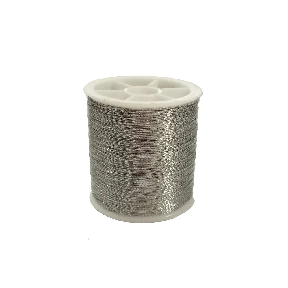 100M Metallic Embroidery Thread Gold Silver Cross Stitch Floss Embroidery Thread Axl