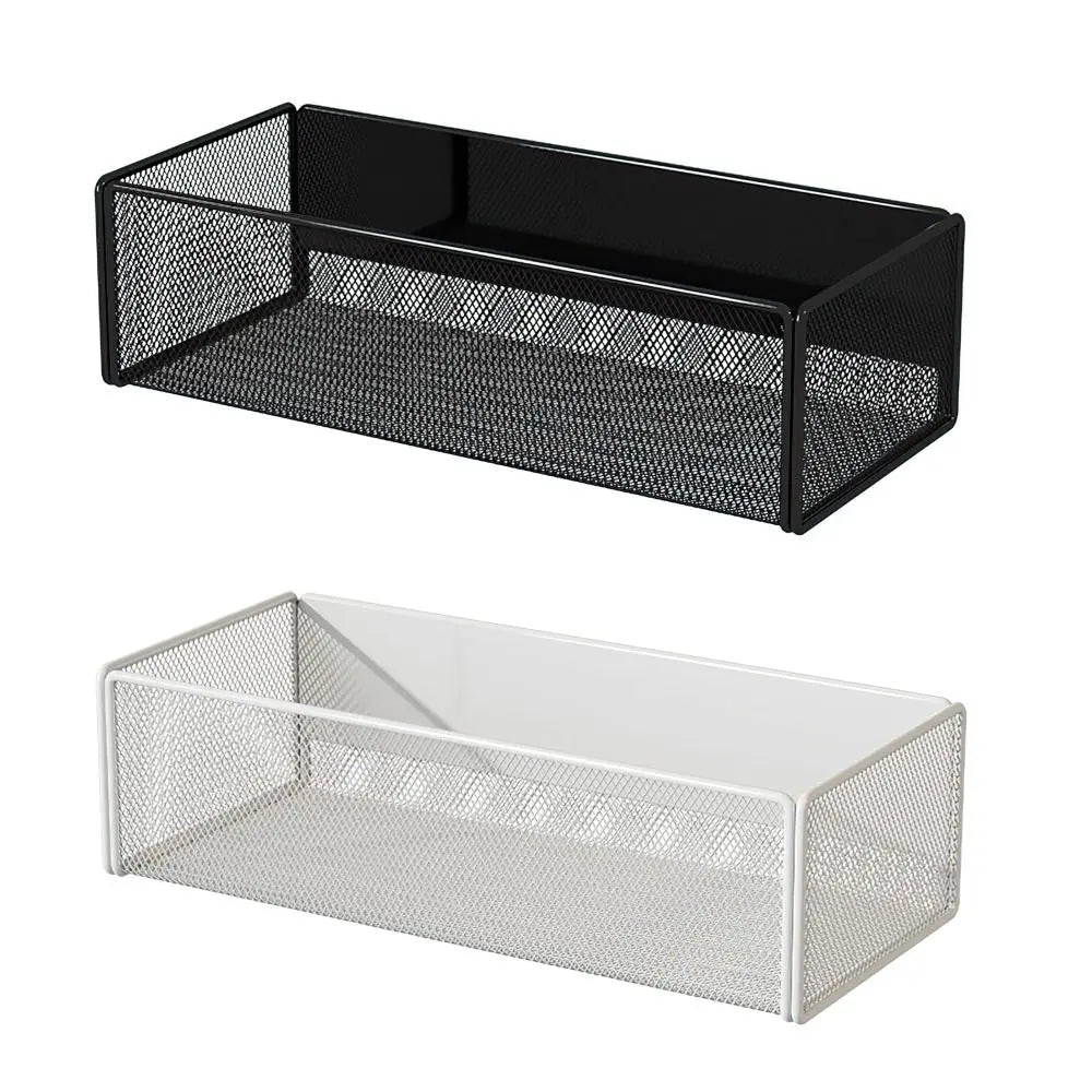 Magnetic Wire Basket Organizer – Fridge & Pegboard Storage Rack Magnetic Storage Basket Axl