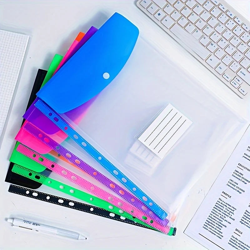 A4 Expanding File Folders 11-Ring Binder Pockets | 6 & 12 Pack Expanding File Folders Axl